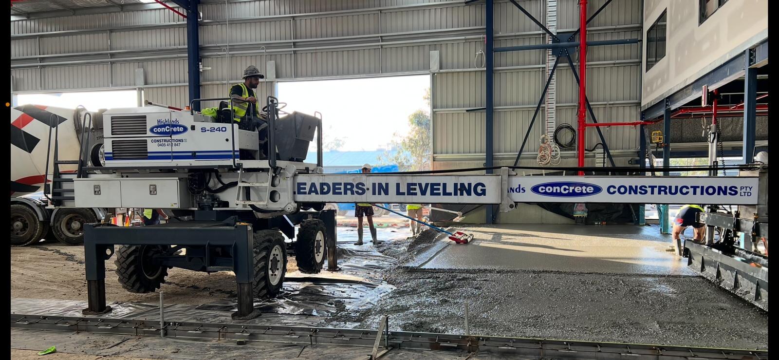 Somero laser screed, leaders in levelling